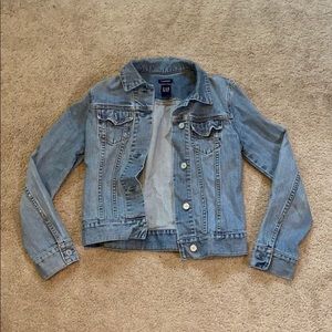 GAP stretch worn jean jacket